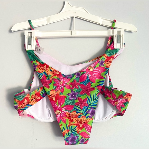 Tropical Floral Print Bikini - Picture 9 of 10